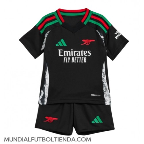 Camiseta Arsenal Segunda Equipación Replica 2024-25 para niños mangas cortas (+ Pantalones cortos)